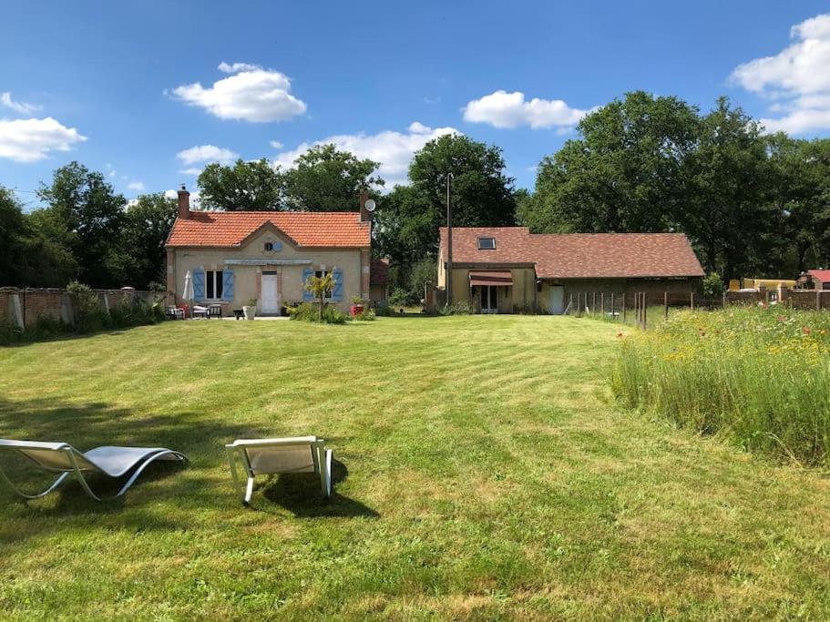 Maison Au Milieu Des Bois Et Des Animaux Jouy-le-Potier Bagian luar foto